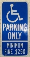 Disabled Parking Sign